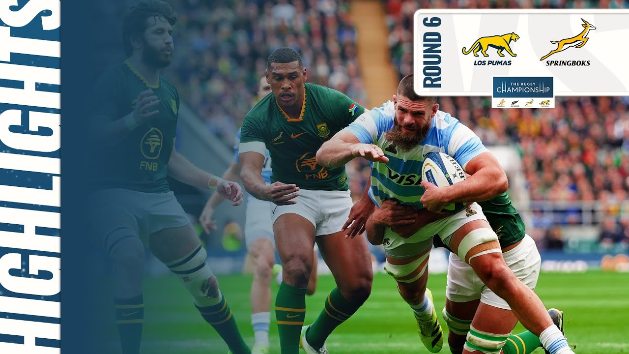 ARGENTINA v SOUTH AFRICA  | The Rugby Championship 2025 | Round 6