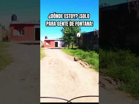 ¿Conocés Fontana? A ver si adivinás en qué barrio estoy hoy 📍