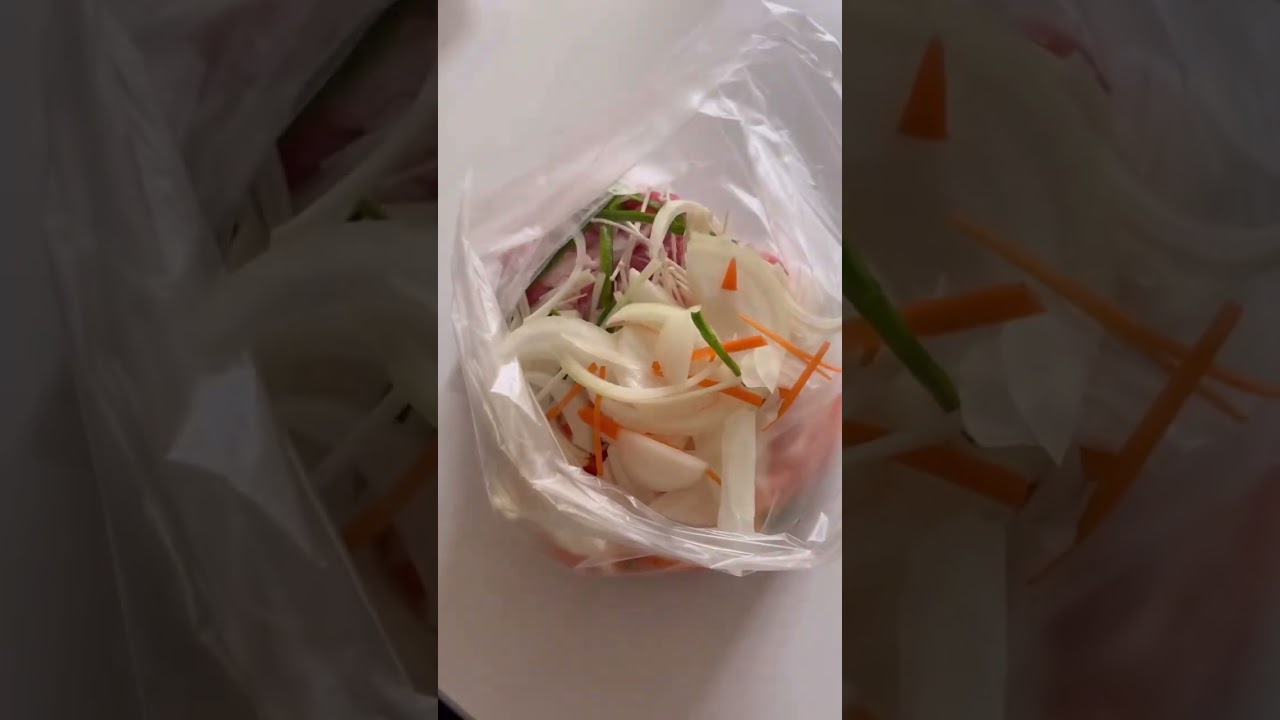 【節約飯🍚揉んで焼くだけ！豚こまのプルコギ風】#簡単レシピ #簡単ごはん #youtubeshorts