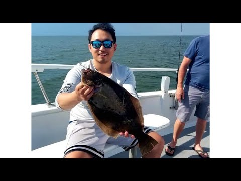 Double Keeper Flounder on Red Salmon Gulp !! Limited out!!