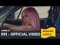 KAROL G - S91 Official Video with English Lyrics - #trending #music