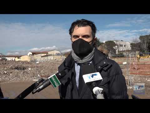 Il vecchio ospedale Misericordia e Dolce non c'è più, abbattuto il colosso entro le mura