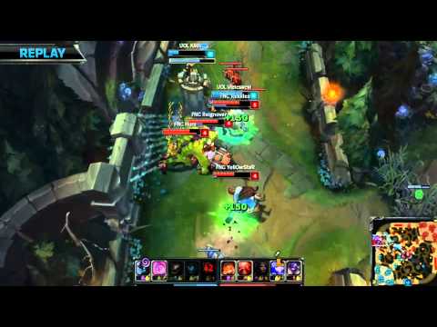 UOL vs FNC 4 Man Dive Top Lane