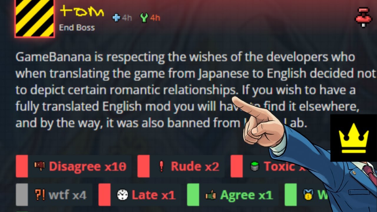 FE Engage mod that fixes horrible localization gets removed/censored