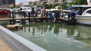 Kondisi Pantai Marina Ancol Yang Sejajar Dengan Tinggi Air