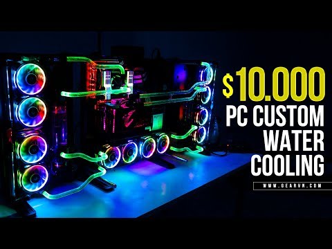 Timelapse | Gaming PC Thermaltake Core P7 giá 230 triệu với tản nước Custom | i9 7900x - SLI 1080Ti