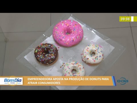 Empreendedora aposta na produção de Donuts para atrair consumidores 07 06 2021