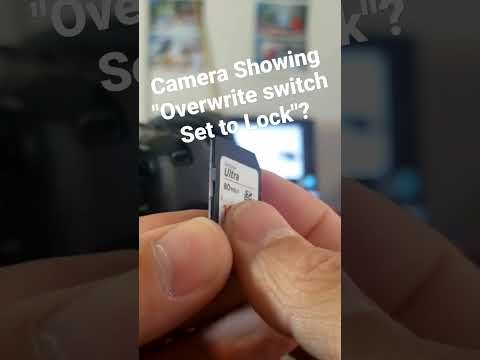 I put an unlocked SD card in and it was coming out LOCKED