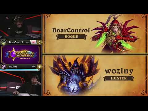 Woziny vs Boarcontrol Hearthstone Masters Tour Arlington - Day 1