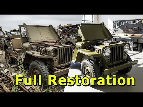 Thumbnail for Abandoned Jeep Willys 1942 Reborn From Rust | Full Restoration by Willys MB