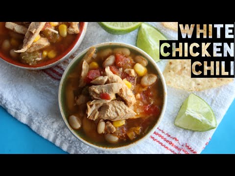 Healthy Chili Meal Prep Recipe | How To Make White Chicken Chili