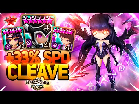 +33% SPD CLEAVE Team with TRINITY and LUSHEN