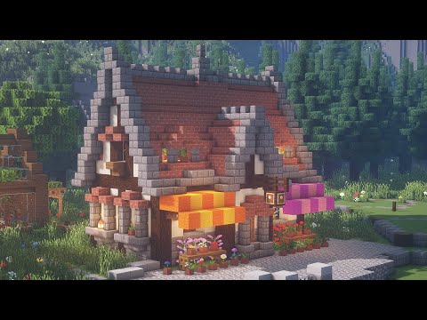 UNREAL! Super Medieval Flower Shop - Minecraft #27