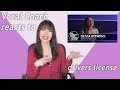 Vocal Coach Reacts To Drivers License Olivia Rodrigo The Tonight Show Star Jimmy Fallon 2021