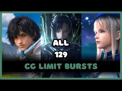 All 129 Characters CG Limit Bursts | Final Fantasy Brave Exvius (ENG)