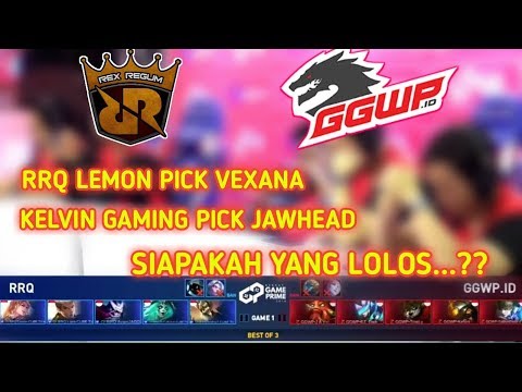 RRQ VS GGWP ID BEKRAF GAME PRIME 2018 MOBILE LEGENDS MATCH 1