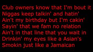 100 bottles - Wiz Khalifa Ft. Problem W/Lyrics