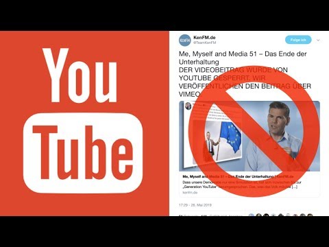 YouTube sperrt MMM51 von KenFM wegen Festivalwerbung?