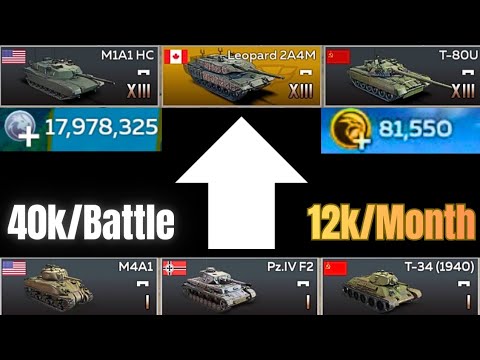 ULTIMATE STRATEGY to GRIND FASTER in War Thunder Mobile