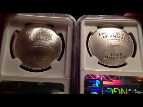 2014-P Baseball Hall of Fame Silver Dollar - Proof and Uncirculated NGC 70 coin review