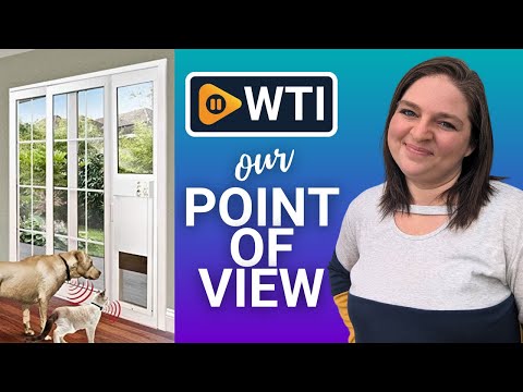 Fully Automatic Sliding e-Glass Electronic Dog Door - WTI product video review
