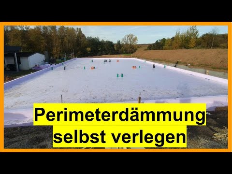 11 Perimeterdämmung selbst verlegen - DIY Hausbau