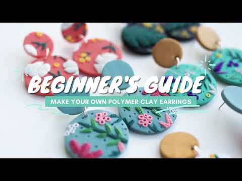 DIY Polymer Clay Earrings | Beginner's Guide | Clay Earrings Tutorial