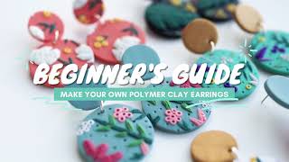DIY Polymer Clay Earrings | Beginner