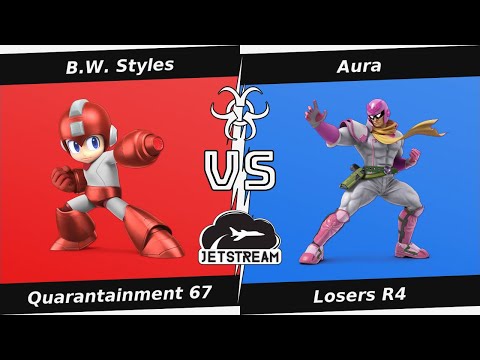 Quarantainment 67 Losers R4 - B.W. Styles (Mega Man) Vs Aura (Cpt Falcon) - SSBU