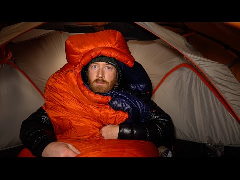 The Highest Mountain I Have Ever Camped On - Camping In Snow