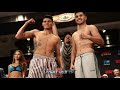 EMMANUEL NAVARETTE VS. FRANCISCO DE VACA - FULL WEIGH IN AND FACE OFF VIDEO