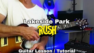 Lakeside Park - Rush (Alex Lifeson) Guitar Lesson / Tutorial