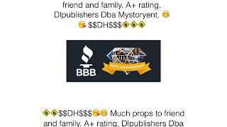 🚸🚸$DH$$$A+ Rating. Much Props To friends and family.$$DH$$$:)🚸🚸🚸