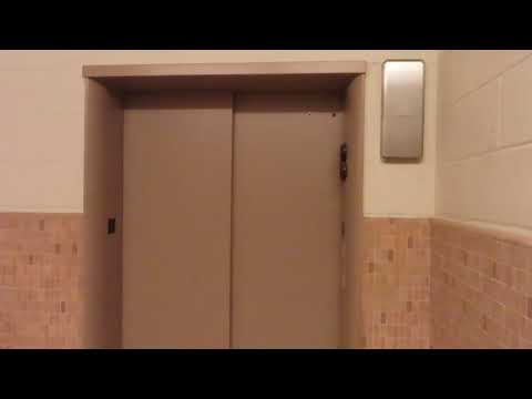 Weird setup!  OTIS traction elevators at Engineering North, OK-State, Stillwater OK