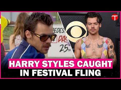 Harry Styles sparks romance rumours with mystery woman in Glastonbury VIP area