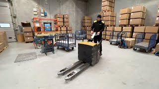 Caterpillar NPV20N2 electric pallet truck | Image 4 - Machineryline