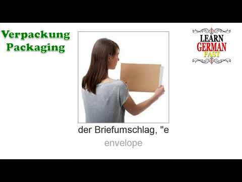 Aprenda alemão com Bilal: - Verpackung - Embalagem