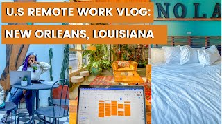 Remote (social) work diaries 🇺🇸: working remotely in new orleans, hi new orleans hostel experience