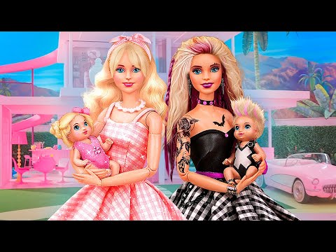 Barbie Rock vs Barbie Fofa / 30 Bonecas DIY