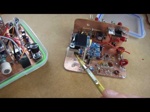 Homebrew DSB QRP Hiking/Tramping Tranceiver