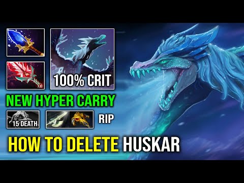 How to 100% Delete Cancer Huskar in 7.32e with Unlimited Arctic Burn Mid Winter Wyvern Dota 2