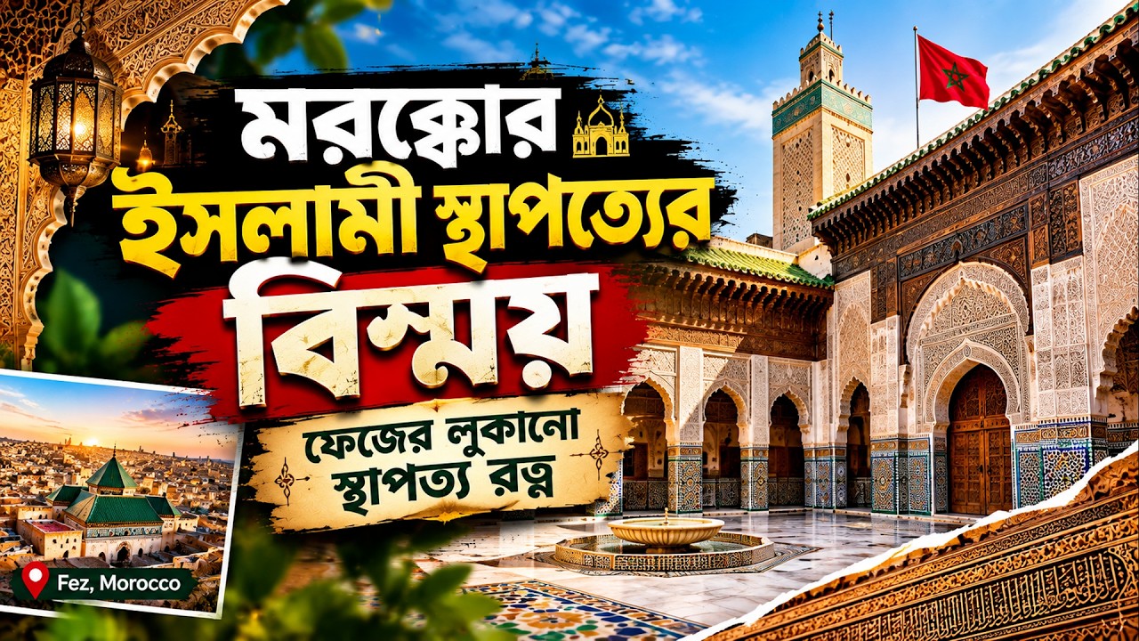 বউ ইনানিয়া মাদ্রাসার সৌন্দর্য || মরক্কোর ইসলামী ইতিহাস || Bou Inania Madrasa ||...