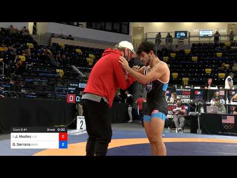 57 Kg Consolation Jack Medley Cliff Keen Wrestling Club RTC Vs Dominick Serrano Nebraska Wrestling