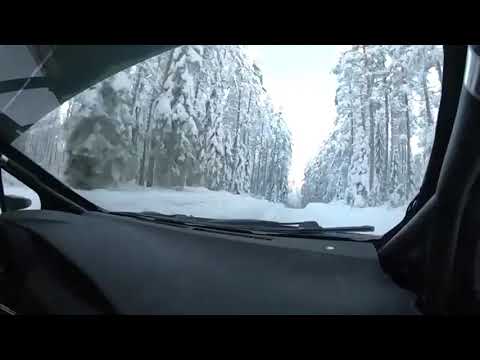ONBOARD Kris Meeke - Test Rally Sweden 2019 - Toyota Yaris WRC