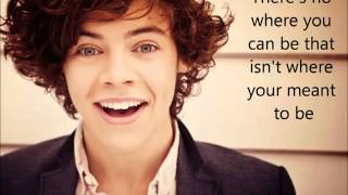 One Direction -All You Need Is Love- Lyrics On Screen