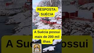 Qual país tem mais ilhas no mundo? Quiz Geografia #geografia #quiz #ilhas