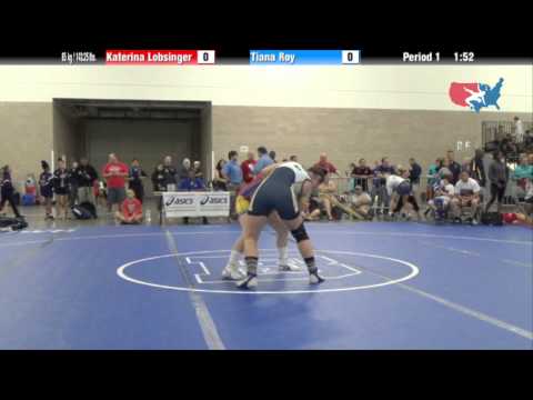 FILA Cadet 65 kg / 143.25 lbs. - Katerina Lobsinger vs. Tiana Roy