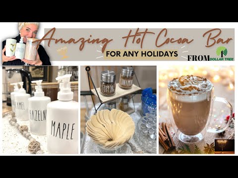 Dollar Tree Hot Cocoa Bar for any Holidays | Hanukkah Decorations | Tour of a Mikvah Kelim