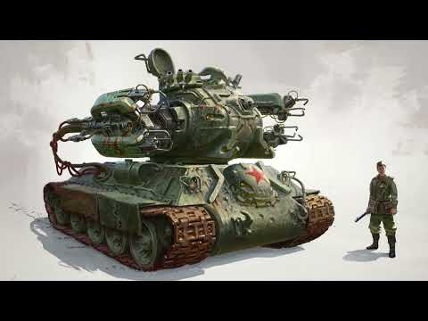 Red Alert Soviet Army - Tesla Tank - Apocalypse Tank - Military Truck - Kyrov - Tesla Soldier