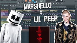 Marshmello X Lil Peep - Spotlight [ Remake + FLP ]